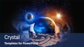  Presentation with earth day - Amazing theme having day night - close up image of human backdrop and a ocean colored foreground