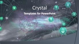  Presentation with medical concept - Slide deck having image-of-interface-with-medical background and a dark gray colored foreground