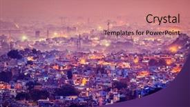  Presentation with effect - PPT layouts with vintage retro effect filtered hipster background and a coral colored foreground