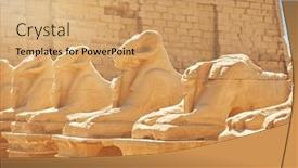  Presentation with karnak - Slide deck consisting of image-of-karnak-temple background and a coral colored foreground