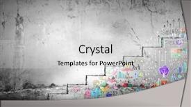  Presentation with navigate success - Cool new PPT layouts with image of ladder of success backdrop and a light gray colored foreground