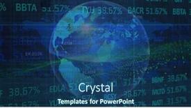  Presentation with globalization - PPT theme having image-of-lens-flare-trading background and a  colored foreground