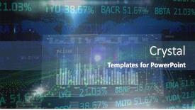  Presentation with global investment - Slides with image-of-lens-flare-trading background and a ocean colored foreground