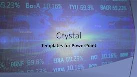  Presentation with global investment - Slide set consisting of image-of-lens-flare-trading background and a light blue colored foreground