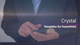  Presentation with global - Theme enhanced with image-of-light-trails-over background and a  colored foreground