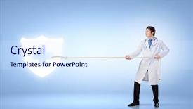  Presentation with character - PPT layouts enhanced with outdoors close up of clean background and a coral colored foreground