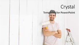  Presentation with masculine - Beautiful presentation featuring image of masculine man 20s backdrop and a white colored foreground