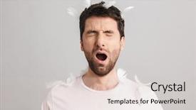  Presentation with masculine - Beautiful PPT layouts featuring image of masculine man 30s backdrop and a soft green colored foreground