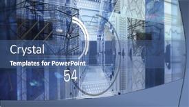  Presentation with spinning globe - Slide deck consisting of image-of-mathematical-equations background and a ocean colored foreground