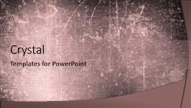  Presentation with metal - Colorful PPT theme enhanced with image of metal striped background backdrop and a coral colored foreground