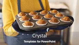  Presentation with african american and baby - Presentation with image-of-midsection-of-african background and a tawny brown colored foreground