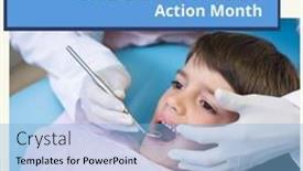  Presentation with awareness - Presentation theme having image-of-mouth-cancer-awareness background and a light blue colored foreground