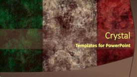  Presentation with digital image - Slide deck featuring image-of-moving-shapes-over and a tawny brown colored foreground