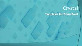  Presentation with digital image - PPT layouts enhanced with image-of-moving-tile-wall background and a teal colored foreground