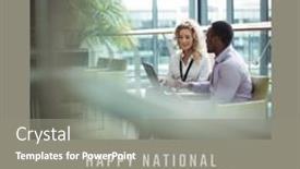  Presentation with work life balance - Slides having image-of-national-work-life background and a gray colored foreground