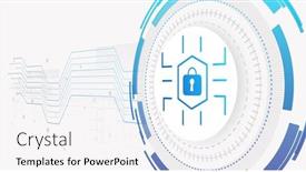  Presentation with connections - Presentation with image-of-network-of-connections background and a pink colored foreground