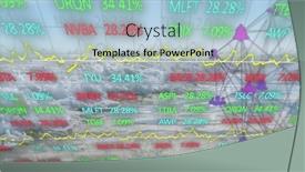  Presentation with digital image - Presentation design enhanced with image-of-network-of-connections background and a  colored foreground