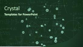  Presentation with connections - Presentation design featuring image-of-network-of-connections background and a  colored foreground