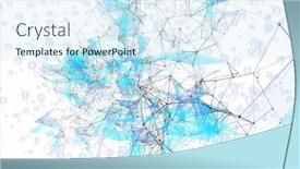  Presentation with movement - Slides enhanced with image-of-network-of-connections background and a sky blue colored foreground