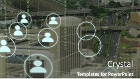  Presentation with coding - Presentation theme with image-of-network-of-connections background and a dark gray colored foreground