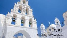  Presentation with church bells - Amazing presentation having image of nice church bells backdrop and a light blue colored foreground
