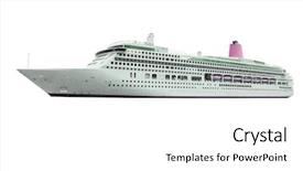  Presentation with ocean ship - Cool new theme with image of ocean ship backdrop and a white colored foreground