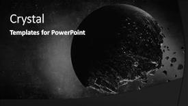  Presentation with outer space - PPT layouts enhanced with image-of-outer-space-disaster background and a black colored foreground