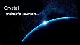  Presentation with outer space - PPT layouts with image-of-outer-space-mixed background and a black colored foreground