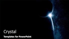  Presentation with outer space - PPT layouts having image-of-outer-space-mixed background and a black colored foreground