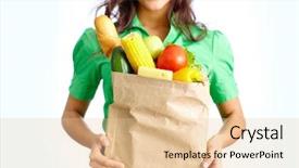  Presentation with different - Colorful slides enhanced with image of paper packet full backdrop and a lemonade colored foreground