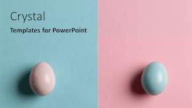  Presentation with pink blue - Theme with image-of-pink-and-blue and a  colored foreground