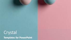  Presentation with pink blue - PPT theme having image-of-pink-and-blue background and a  colored foreground