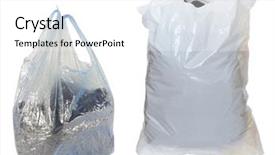  Presentation with plastic bag - Cool new theme with image of plastic bag backdrop and a white colored foreground