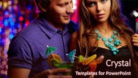  Presentation with night club - Cool new theme with black abstract bee hive hextagon texture background with copy space 3d rendering backdrop and a black colored foreground