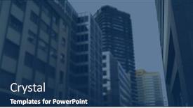  Presentation with connecting dots - Presentation theme consisting of image-of-profile-icons-connecting background and a ocean colored foreground