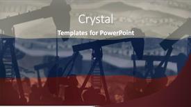  Presentation with energy oil - PPT layouts enhanced with image-of-pump-jacks-over background and a gray colored foreground