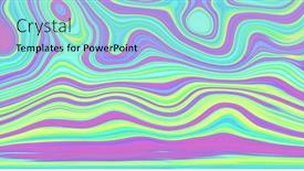  Presentation with green moving - PPT theme with image-of-purple-and-green background and a light blue colored foreground