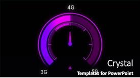 Presentation with black-technology - Slide deck consisting of image-of-purple-speedometer-over and a black colored foreground