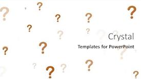 Presentation with global education - Presentation theme enhanced with image-of-question-marks background and a cream colored foreground