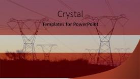  Presentation with global red - Presentation theme featuring image-of-red-and-white background and a violet colored foreground