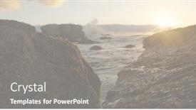  Presentation with blue squares - Slide set consisting of image-of-red-white background and a gray colored foreground