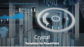  Presentation with computer processing - Slide set featuring image-of-scope-scanning background and a gray colored foreground