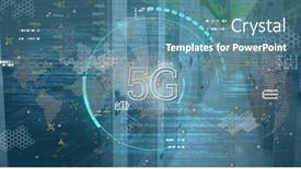  Presentation with digital image processing - Slide set having image-of-scope-scanning background and a teal colored foreground