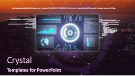  Presentation with scope - Slides enhanced with image-of-scope-scanning background and a wine colored foreground