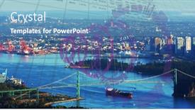  Presentation with scope - Presentation design featuring image-of-scope-scanning background and a teal colored foreground