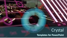  Presentation with scope - Presentation with image-of-scope-scanning background and a ocean colored foreground