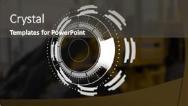  Presentation with market data - Slide deck consisting of image-of-scope-scanning background and a dark gray colored foreground