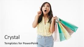  Presentation with emotional brain - Slide deck featuring image of shocked emotional young background and a white colored foreground