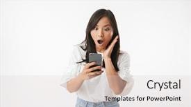  Presentation with asian - Slides featuring image of shocked or surprised background and a lemonade colored foreground