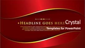  Presentation with simple - Slides having image of simple design background and a wine colored foreground